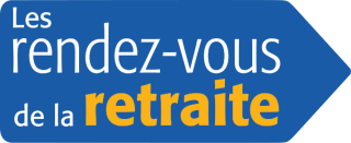 Fleche RDV retraite bleuAR