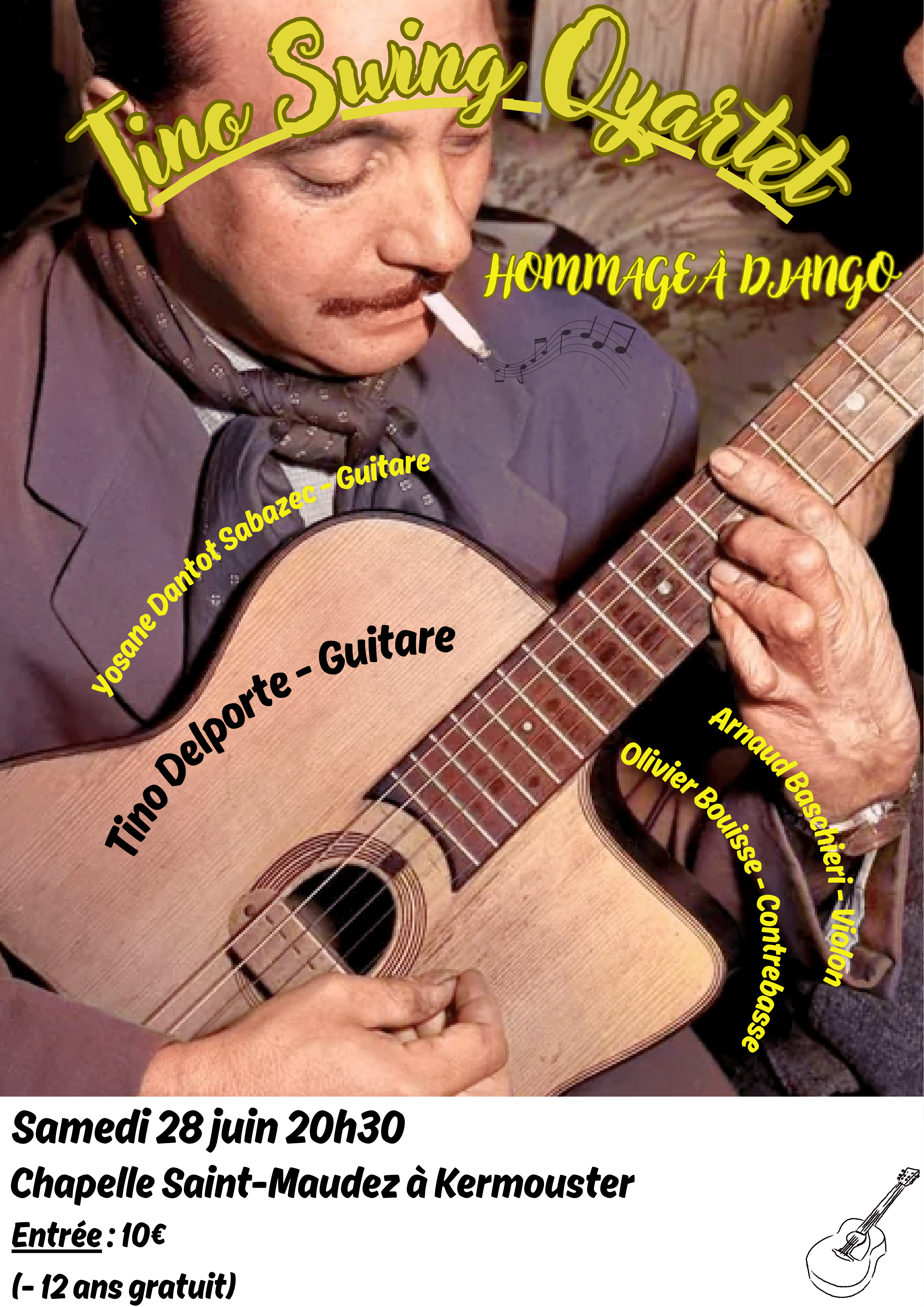 affiche cadre blanc kermouster 1
